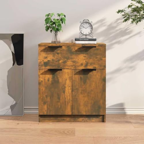 MNISDFL Sideboard Räuchereiche sideboards kleiderschrank for Wohnzimmer Innenraum 60x30x70 cm Holzwerkstoff MNISDFL Sideboard Räuchereiche sideboards kleiderschrank for Wohnzimmer Innenraum 60x30x70 cm Holzwerkstoff von MNISDFL