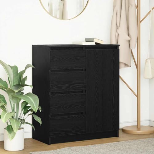 MNISDFL Sideboard mit Schubladen Schwarz Eichen-Optik gartenschrank flurschrank for Wohnzimmer Büro 71x35x84 cm MNISDFL Sideboard mit Schubladen Schwarz Eichen-Optik gartenschrank flurschrank for Wohnzimmer Büro 71x35x84 cm von MNISDFL