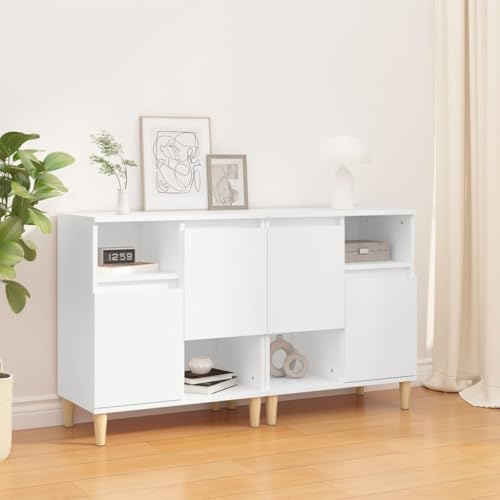 MNISDFL Sideboards 2 STK. Weiß gartenschrank Schrank for Büro Schlafzimmer 60x35x70 cm Holzwerkstoff MNISDFL Sideboards 2 STK. Weiß gartenschrank Schrank for Büro Schlafzimmer 60x35x70 cm Holzwerkstoff von MNISDFL