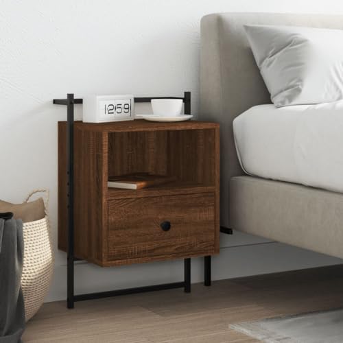 MNISDFL Wand-Nachttisch Braun Eiche Bedside Table nachtschrank for Zimmer Wohnzimmer 40x30x61 cm Holzwerkstoff MNISDFL Wand-Nachttisch Braun Eiche Bedside Table nachtschrank for Zimmer Wohnzimmer 40x30x61 cm Holzwerkstoff von MNISDFL