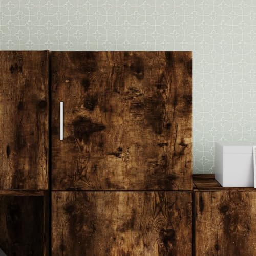 MNISDFL Wandschrank Räuchereiche sideboards gartenschrank for Innenraum Schlafzimmer 40x42,5x40 cm Holzwerkstoff von MNISDFL
