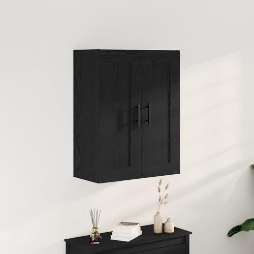 MNISDFL Wandschrank Schwarz Eiche flurschrank sideboards for Innenraum Wohnzimmer 69,5x34x90 cm Holzwerkstoff MNISDFL Wandschrank Schwarz Eiche flurschrank sideboards for Innenraum Wohnzimmer 69,5x34x90 cm Holzwerkstoff von MNISDFL