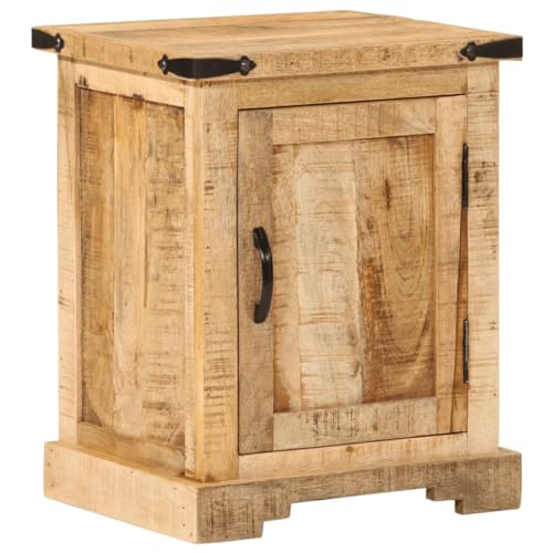 Nachttisch kommode mit schubladen nachtschrank for Wohnzimmer Schlafzimmer 40x35x50 cm Massivholz Mango von MNISDFL