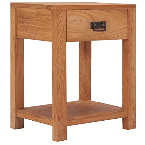 Nachttisch nachttisch nachttische for Zimmer Schlafzimmer 35x35x50 cm Massivholz Teak von MNISDFL