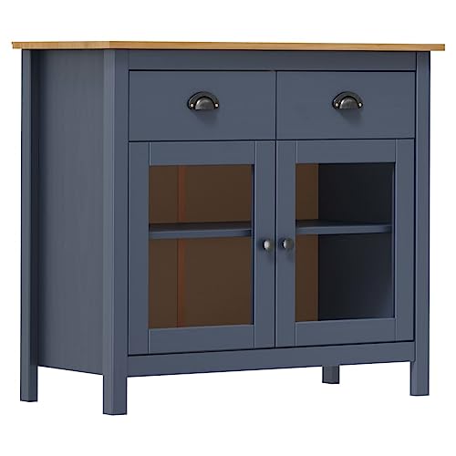 Sideboard Hill Grau sideboards kleiderschrank for Schlafzimmer Büro 90x40x80 cm Massivholz Kiefer Sideboard Hill Grau sideboards kleiderschrank for Schlafzimmer Büro 90x40x80 cm Massivholz Kiefer von MNISDFL