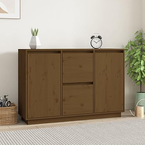 Sideboard Honigbraun sideboards Schrank for Innenraum Büro 111x34x75 cm Massivholz Kiefer Sideboard Honigbraun sideboards Schrank for Innenraum Büro 111x34x75 cm Massivholz Kiefer von MNISDFL