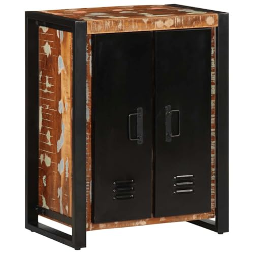 Sideboard Mehrfarbig Schrank flurschrank for Wohnzimmer Innenraum 55x35x70 cm Altholz Massiv von MNISDFL