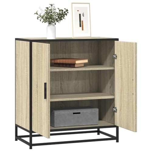 Sideboard Sonoma-Eiche kleiderschrank gartenschrank for Innenraum Büro 68x35x76 cm Holzwerkstoff und Metall Sideboard Sonoma-Eiche kleiderschrank gartenschrank for Innenraum Büro 68x35x76 cm Holzwerkstoff und Metall von MNISDFL