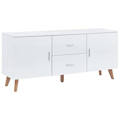 Sideboard Weiß flurschrank gartenschrank for Innenraum Schlafzimmer 160×40×70 cm MDF Sideboard Weiß flurschrank gartenschrank for Innenraum Schlafzimmer 160×40×70 cm MDF von MNISDFL