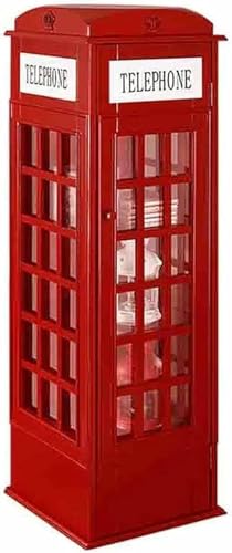 MNJVCFDS Holz Bücherregal - London Telefon Kabine Form 5-Tier Storage Rack Für Kinder Erwachsene, Niedliche Boden Stehende Bücherregal Organizer Display-Schrank, Dekorative Regale MNJVCFDS Holz Bücherregal - London Telefon Kabine Form 5-Tier Storage Rack Für Kinder Erwachsene, Niedliche Boden Stehende Bücherregal Organizer Display-Schrank, Dekorative Regale von MNJVCFDS