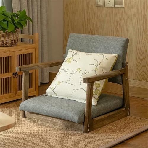 MNJVCFDS Home Office Fußstuhl, Beinloser Tatami Stuhl Mit Polstersitzkissen, Bequemer Freizeitstuhl Für Bay Fenster, Wohnzimmer Und Meditation MNJVCFDS Home Office Fußstuhl, Beinloser Tatami Stuhl Mit Polstersitzkissen, Bequemer Freizeitstuhl Für Bay Fenster, Wohnzimmer Und Meditation von MNJVCFDS