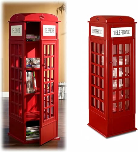 MNJVCFDS Telefonkabine Bücherregal, 5-Stufige Display-Bücherregal Mit Haustür, Kleines Bodenstreckstange Für Home Office, Wohnzimmer, Wohnzimmer MNJVCFDS Telefonkabine Bücherregal, 5-Stufige Display-Bücherregal Mit Haustür, Kleines Bodenstreckstange Für Home Office, Wohnzimmer, Wohnzimmer von MNJVCFDS