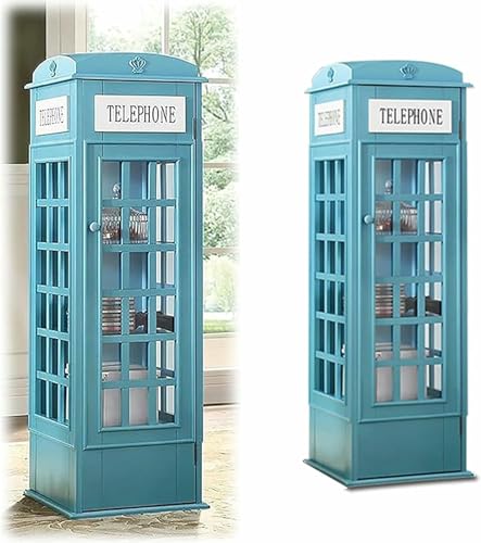 MNJVCFDS Telefonkabine Bücherregal, Kleiner Bodenbuchhandelspeicher, Telefonkabine Aufbewahrungsschrank Organizer Display -Buchhandel MNJVCFDS Telefonkabine Bücherregal, Kleiner Bodenbuchhandelspeicher, Telefonkabine Aufbewahrungsschrank Organizer Display -Buchhandel von MNJVCFDS