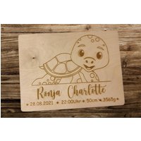 Erinnerungskiste Erinnerungsbox Schildkröte Löwe Pferd Giraffe Affe Baby Junge Mädchen Kind Geburt Taufe Geschenk von MNKreativkiste