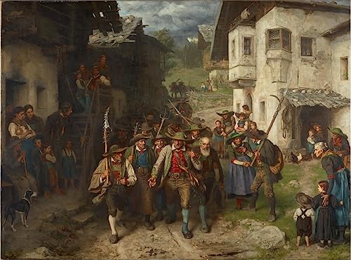 MNMSBFXQ Reproduktion Leinwanddruck und Poster Wand-Kunst Bild Die letzte Gruppe von von Defregger Leinwand Wandkunst für Wohnkultur 60x90cm MNMSBFXQ Reproduktion Leinwanddruck und Poster Wand-Kunst Bild Die letzte Gruppe von von Defregger Leinwand Wandkunst für Wohnkultur 60x90cm von MNMSBFXQ