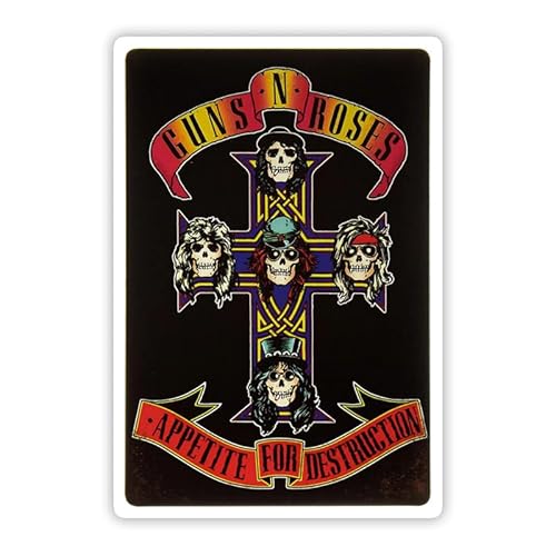 32851 Guns N Roses Appetite For Destruction Selbstklebender Aufkleber Autoaufkleber Wasserdicht Auto Dekore auf von MNQWMOU