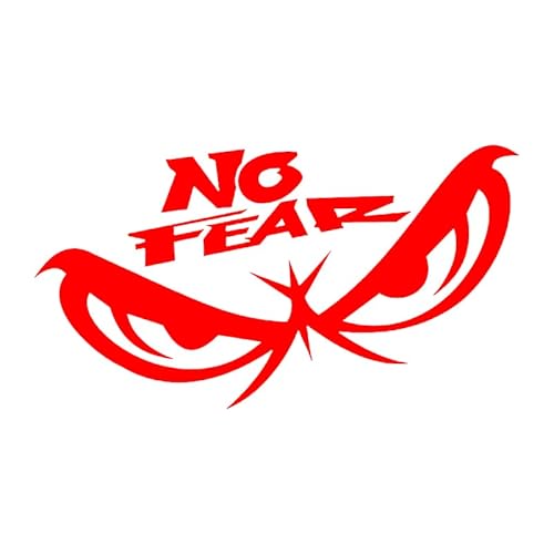 CS31955 Vinyl-Aufkleber „No Fear“ fürs Auto, verschiedene Größen, wasserfest, für die Autodekoration auf der Stoßstange des Motorrads (3) von MNQWMOU