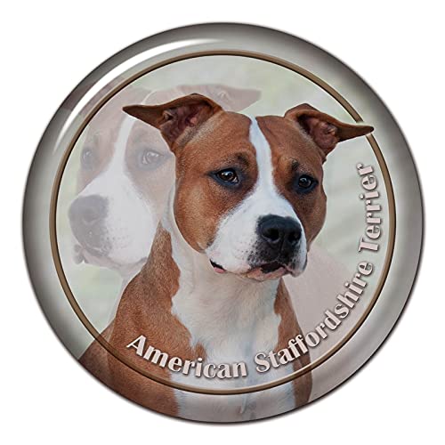 S30413 13CM 15CM 17CM PVC-Aufkleber American Staffordshire Terrier Hund V1 Autoaufkleber wasserdicht für Stoßstange (2) von MNQWMOU