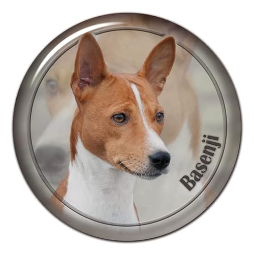 S30430 13CM 15CM 17CM PVC Aufkleber Basenji Hund V1 Autoaufkleber Wasserdicht für Stoßstange Heckscheibe (1) von MNQWMOU