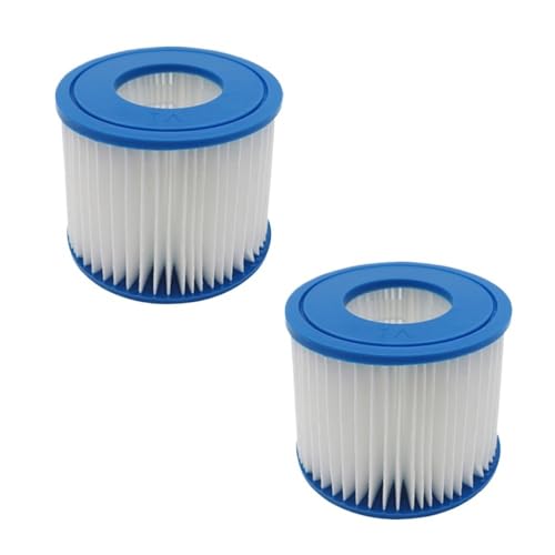 MNUHGYHD Ersatz-Schwimmbadfilter passend for Flowclear Größe VI Filterkartusche Lay-Z-Spa – Miami Vegas Palm Springs Paris(2 PCS) von MNUHGYHD