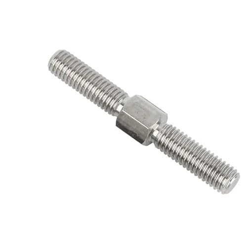 1 Stück M5 M6 M8 M10 M12 304 Edelstahl Links- und Rechtsgewinde Doppelkopf-Gewindestange Doppelendgewinde Stangenbolzen(40mm,M8-1pcs) von MNUPL