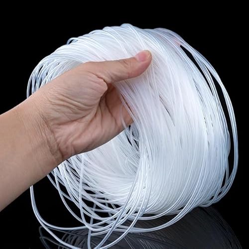 MNUPL 10 m Innendurchmesser 0,3–2 mm, lebensmittelechter transparenter Silikonschlauch, hitzebeständiger Flexibler Schlauch, Silikonschlauch for Medizinlabors(10M_ID 0.7MM X OD 1.7MM) von MNUPL