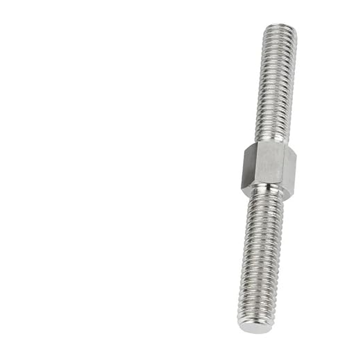 M8 304 Edelstahl Doppelkopf-Gewindestange Linksgewinde Rechts Doppelendgewinde-Stangenbolzen(70mm) von MNUPL