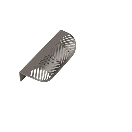 MNUPL 1 STÜCK Blattform Messing Gold Schrankgriffe Möbelgriffe Küchentürgriff Kupfer Schubladengriffe Schrankgriff(Large-Grey) von MNUPL