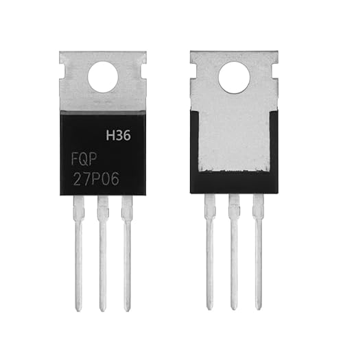 MNUPL 10 STÜCKE FQP27P06 MOSFET-Transistoren 27 A 60 V 27P06 P-Kanal-Leistungs-Mosfet-Transistor 27 Ampere 60 Volt TO-220 von MNUPL
