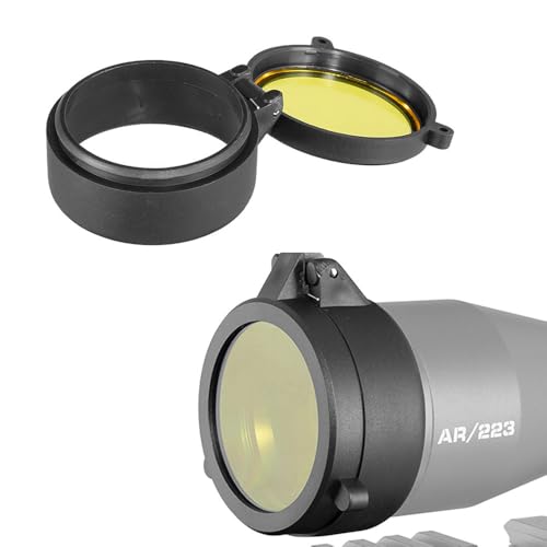 MNUPL 1pc Zielfernrohre Objektiv Abdeckung Flip-Open Anblick Objektiv Schützen Abdeckung for Durchmesser 30-69mm Kaliber Jagd zielfernrohre Nacht Visionen Zubehör(Diameter 42mm) von MNUPL