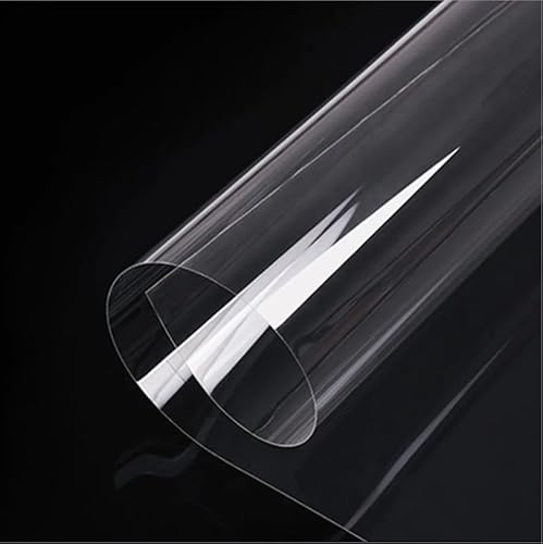 PVC-Platte, hochtransparente Kunststoffplatte, Hartplastikplatte, dünne Platte, Isolationsplatte, PC-Platte, 100 x 100 mm, 200 x 200 mm, Heimwerken(Size:450x1200x0.3mm 1pcs) von MNUPL