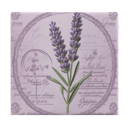 MNVTSKOP Outdoor-Sitzkissen, abnehmbar, quadratisch, Lavendel-Stempel, Memory-Schaum, Stuhlkissen, waschbar, Stuhlkissen für Küche, Esszimmer, Büro, Terrassenmöbel, 38,1 x 35,1 cm MNVTSKOP Outdoor-Sitzkissen, abnehmbar, quadratisch, Lavendel-Stempel, Memory-Schaum, Stuhlkissen, waschbar, Stuhlkissen für Küche, Esszimmer, Büro, Terrassenmöbel, 38,1 x 35,1 cm von MNVTSKOP