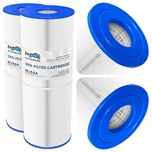 MOAJ Advanced Spa Filter 2er Pack ersetzt Jacuzzi J-200, J210, J220, J235, J245, J275, Pentair Dynamic 50, PRB50-IN, PRB50IN, Filbur FC-2390, C-4950, South Seas Spas | 34,8 cm x 12,2 cm 0,7 cm | 50 SF MOAJ Advanced Spa Filter 2er Pack ersetzt Jacuzzi J-200, J210, J220, J235, J245, J275, Pentair Dynamic 50, PRB50-IN, PRB50IN, Filbur FC-2390, C-4950, South Seas Spas | 34,8 cm x 12,2 cm 0,7 cm | 50 SF von MOAJ