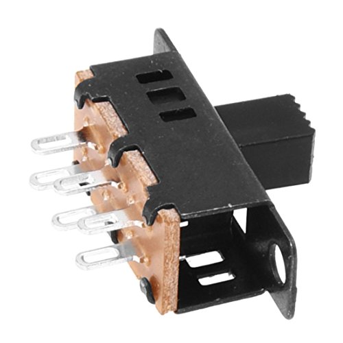 10 Stück Drehknopf 6 3 Positionen DPDT Schiebeschalter 0,5 A 50 V DC von MOALIOI