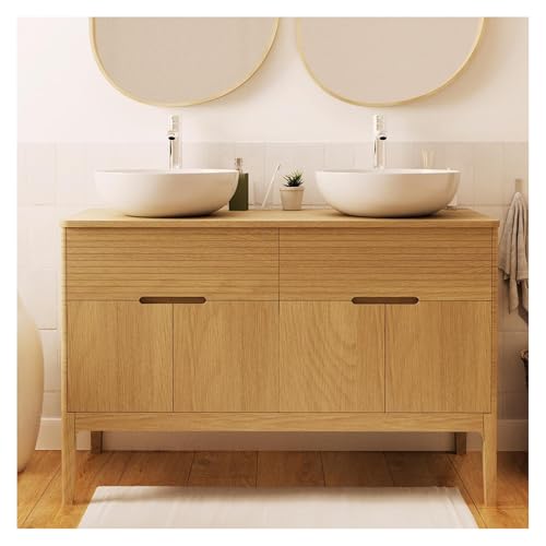 MOB-IN Doppelmöbel + Waschbecken + Wasserhahn Alaska von MOB-IN