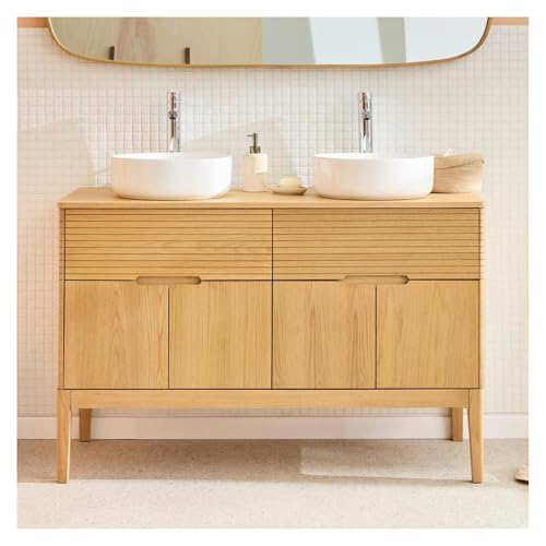 MOB-IN Set mit Doppelwaschbecken Alaska, 120 cm + Waschbecken von MOB-IN