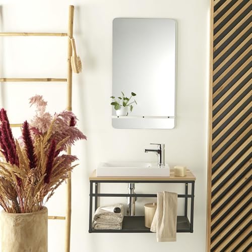 MOB-IN WILO Handwaschbecken-Set, groß, mit Spiegel, 60 cm von MOB-IN