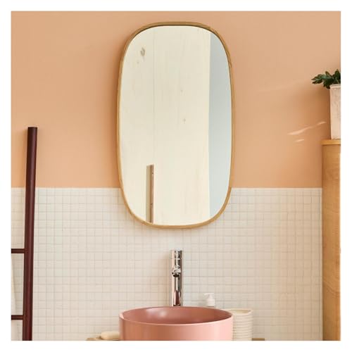 Spiegel, oval, Eiche, Meloe, 40 x 70 cm von MOB-IN