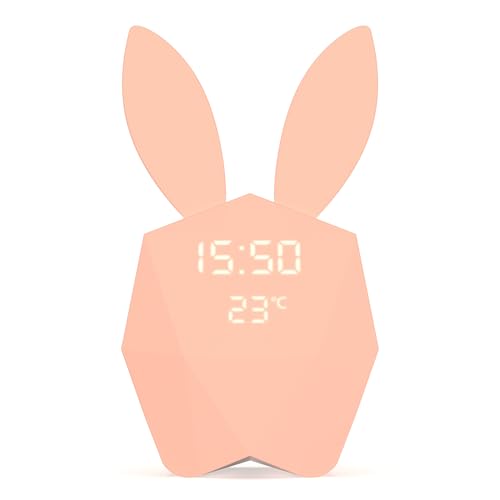 Mob Cutie Clock Connect Wecker mit Bewegungsmelder, Nachtlicht, Rosa von MOB – MOBILITY ON BOARD
