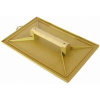 Mob Mondelin - Gelbe rechteckige Glättkelle 28x41mm Kunststoffgriff Holz 311100 Mob Mondelin - Gelbe rechteckige Glättkelle 28x41mm Kunststoffgriff Holz 311100 von MOB MONDELIN