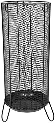 Schirmständer 1 Stück Regenschirmständer Regenschirm Organizer Box Eisen Regenschirm Lagerregal Ständer Multifunktionaler Regenschirmhalter Regenschirmständer Modern (Color : B-Black) von MOBAAK