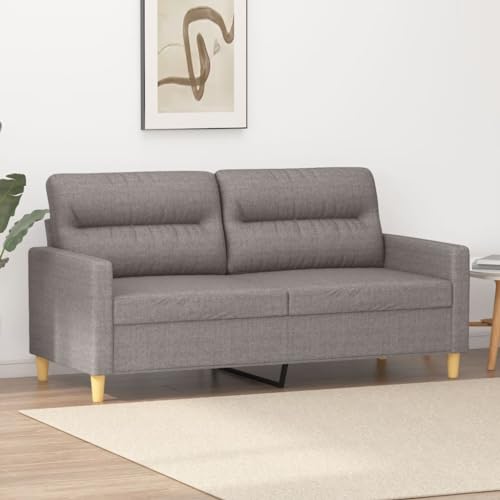 MOBCANT 2-Sitzer-Sofa Taupe 140 cm Stoff Sofagarnitur Couch Modulares Sofa Schlafcouch für Büro Wohnzimmer Schlafzimmer Wohnung MOBCANT 2-Sitzer-Sofa Taupe 140 cm Stoff Sofagarnitur Couch Modulares Sofa Schlafcouch für Büro Wohnzimmer Schlafzimmer Wohnung von MOBCANT