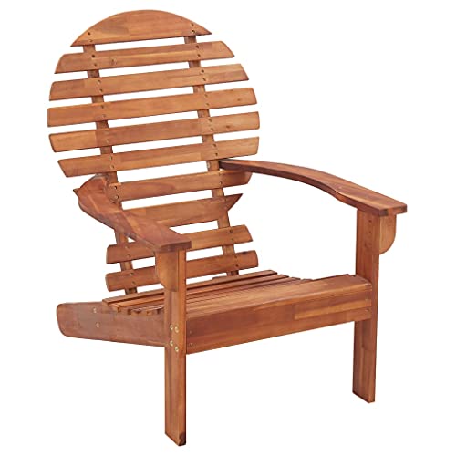 MOBCANT Adirondack-Stuhl, Gartenstühle Relaxstühle Balkonstühle Barstühle Geeignet für Patio Rasen Business Exhibition Balkon Massivholz Akazie von MOBCANT