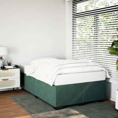 MOBCANT Bettgestell ohne Matratze, Bettstütze Futonbett Bettrahmen Familienbett Geeignet für Schlafzimmer Wohnungen Hotel Gästezimmer Dunkelgrün 120x190 cm Samt MOBCANT Bettgestell ohne Matratze, Bettstütze Futonbett Bettrahmen Familienbett Geeignet für Schlafzimmer Wohnungen Hotel Gästezimmer Dunkelgrün 120x190 cm Samt von MOBCANT
