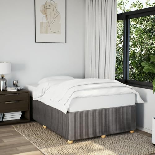 MOBCANT Bettgestell ohne Matratze, Bettstütze Futonbett Bettsystem Hausbett Geeignet für Schulen Gästezimmer Schlafzimmer Hotel Taupe 120x190 cm Stoff MOBCANT Bettgestell ohne Matratze, Bettstütze Futonbett Bettsystem Hausbett Geeignet für Schulen Gästezimmer Schlafzimmer Hotel Taupe 120x190 cm Stoff von MOBCANT