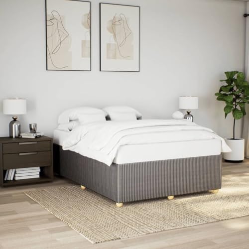 MOBCANT Bettgestell ohne Matratze, Doppelbett Betten Familienbett Tagesbett Geeignet für Gästezimmer Schulen Schlafzimmer Hotel Taupe 140x200 cm Stoff MOBCANT Bettgestell ohne Matratze, Doppelbett Betten Familienbett Tagesbett Geeignet für Gästezimmer Schulen Schlafzimmer Hotel Taupe 140x200 cm Stoff von MOBCANT