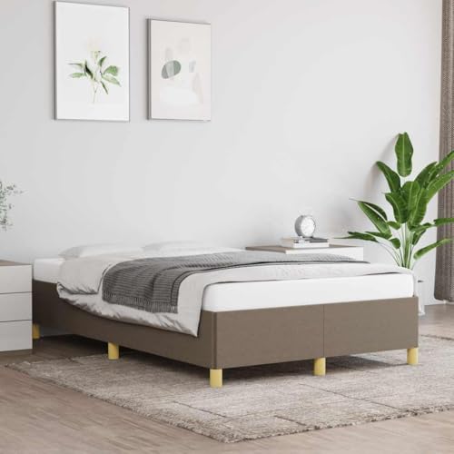 MOBCANT Bettgestell ohne Matratze, Familienbett Bettrahmen Bettstütze Polsterbett Geeignet für Schulen Hotel Wohnungen Gästezimmer Taupe 120x190 cm Stoff MOBCANT Bettgestell ohne Matratze, Familienbett Bettrahmen Bettstütze Polsterbett Geeignet für Schulen Hotel Wohnungen Gästezimmer Taupe 120x190 cm Stoff von MOBCANT