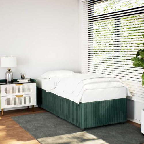 MOBCANT Bettgestell ohne Matratze, Familienbett Tagesbett Bett Seniorenbett Geeignet für Wohnungen Gästezimmer Schulen Schlafzimmer Dunkelgrün 90x200 cm Samt MOBCANT Bettgestell ohne Matratze, Familienbett Tagesbett Bett Seniorenbett Geeignet für Wohnungen Gästezimmer Schulen Schlafzimmer Dunkelgrün 90x200 cm Samt von MOBCANT