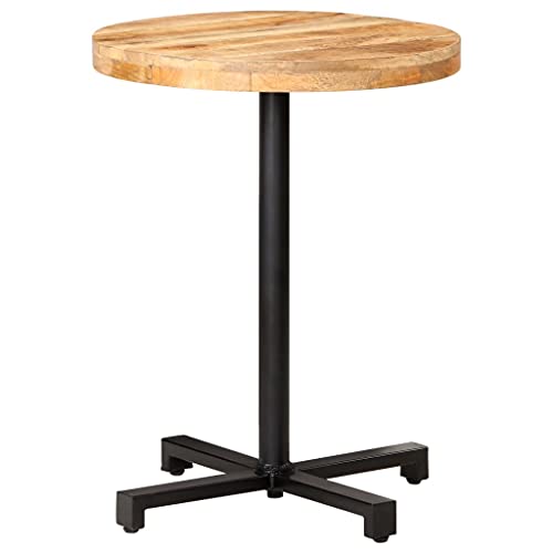 MOBCANT Bistrotisch Rund Ø60x75 cm Raues Mangoholz, Bartisch Essen Tisch Esstisch Table Verwendbar für Restaurant Speisesaal Hotel Wohnung MOBCANT Bistrotisch Rund Ø60x75 cm Raues Mangoholz, Bartisch Essen Tisch Esstisch Table Verwendbar für Restaurant Speisesaal Hotel Wohnung von MOBCANT