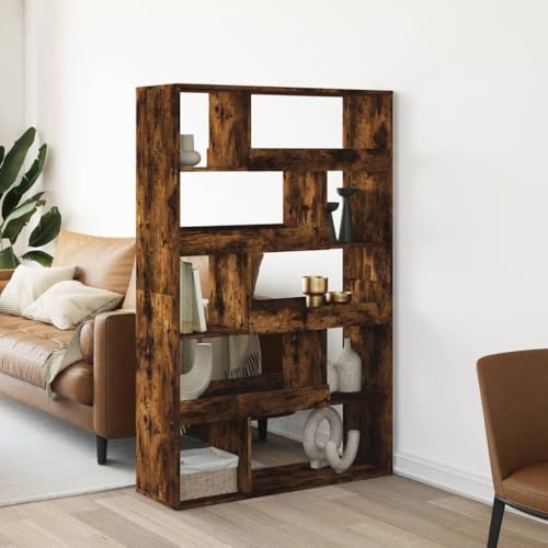 MOBCANT Bücherregal Räuchereiche 100x33x156,5 cm Holzwerkstoff, Bookshelf Lagerregal Badregal Bücherschrank Geeignet für Arbeitszimmer Wohnung Hotel Wohnzimmer MOBCANT Bücherregal Räuchereiche 100x33x156,5 cm Holzwerkstoff, Bookshelf Lagerregal Badregal Bücherschrank Geeignet für Arbeitszimmer Wohnung Hotel Wohnzimmer von MOBCANT